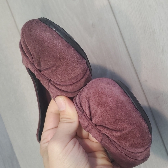 Born Women Comfort Suede Ballet Flats shoes sz 9.5 - Picture 3 of 11